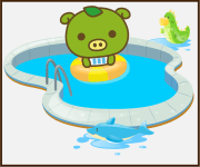 子供用プールあり